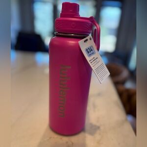 Lululemon Pink Water Bottle